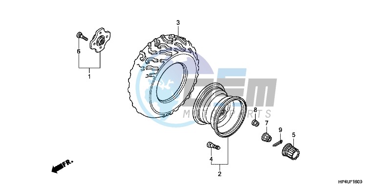 TRANSMISSION (MAINSHAFT) (NC750XD)