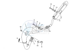 YZ N-LW 80 drawing EXHAUST