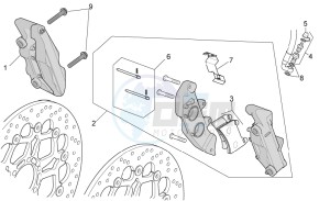 Stelvio 1200 - NTX - ABS 1200 drawing Front brake caliper