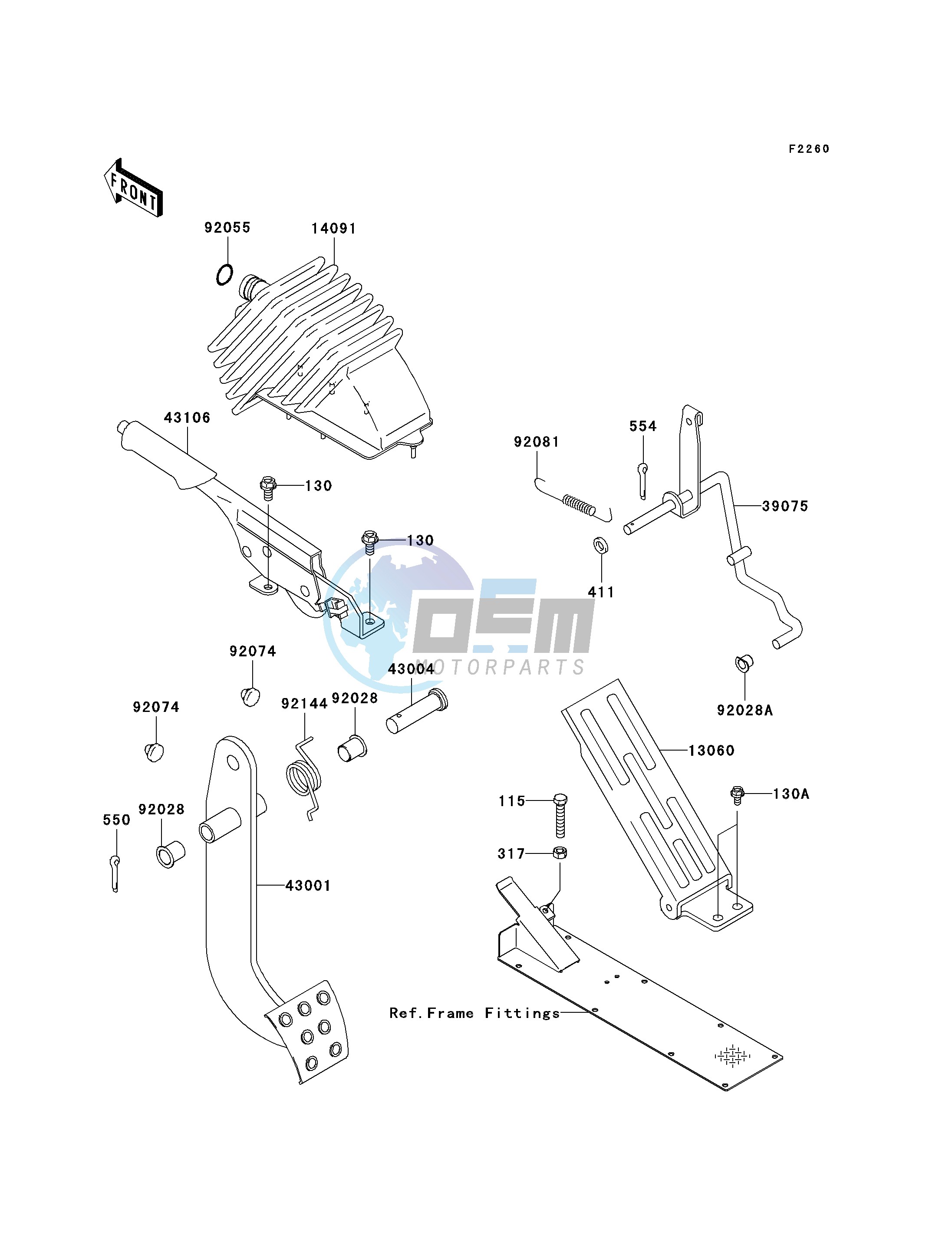 BRAKE PEDAL_THROTTLE LEVER