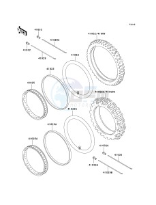 KL 250 D [KLR250] (D15-D19) [KLR250] drawing WHEELS_TIRES