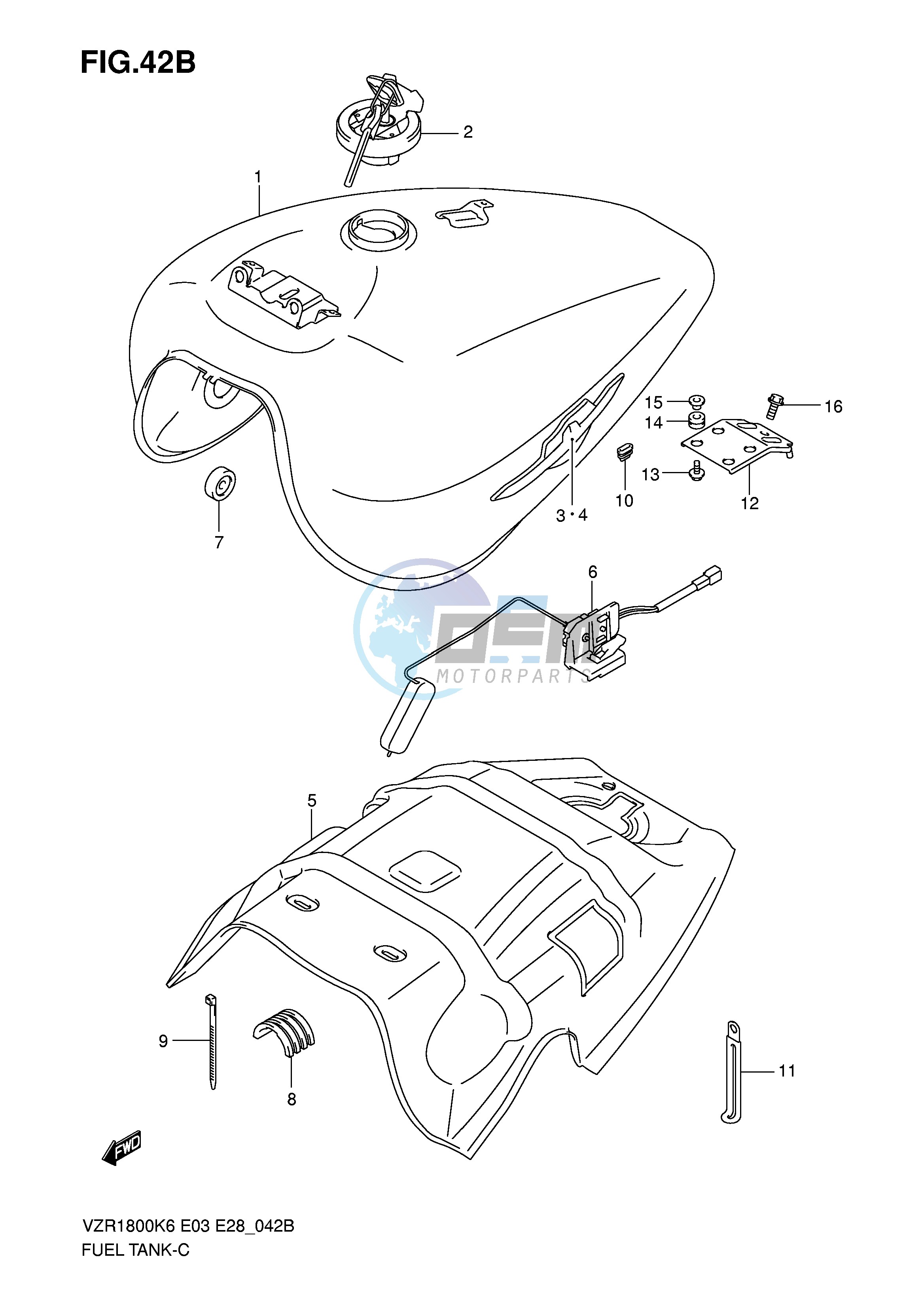 FUEL TANK (VZR1800K8 NK8)