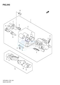 VZR1800 (E2) INTRUDER drawing REAR CALIPER