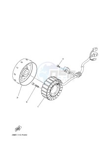 YXE700E YXE70WPAH WOLVERINE R-SPEC EPS (BW12) drawing GENERATOR