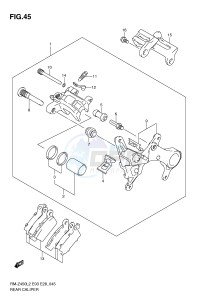 RM-Z450 (E3) drawing REAR CALIPER