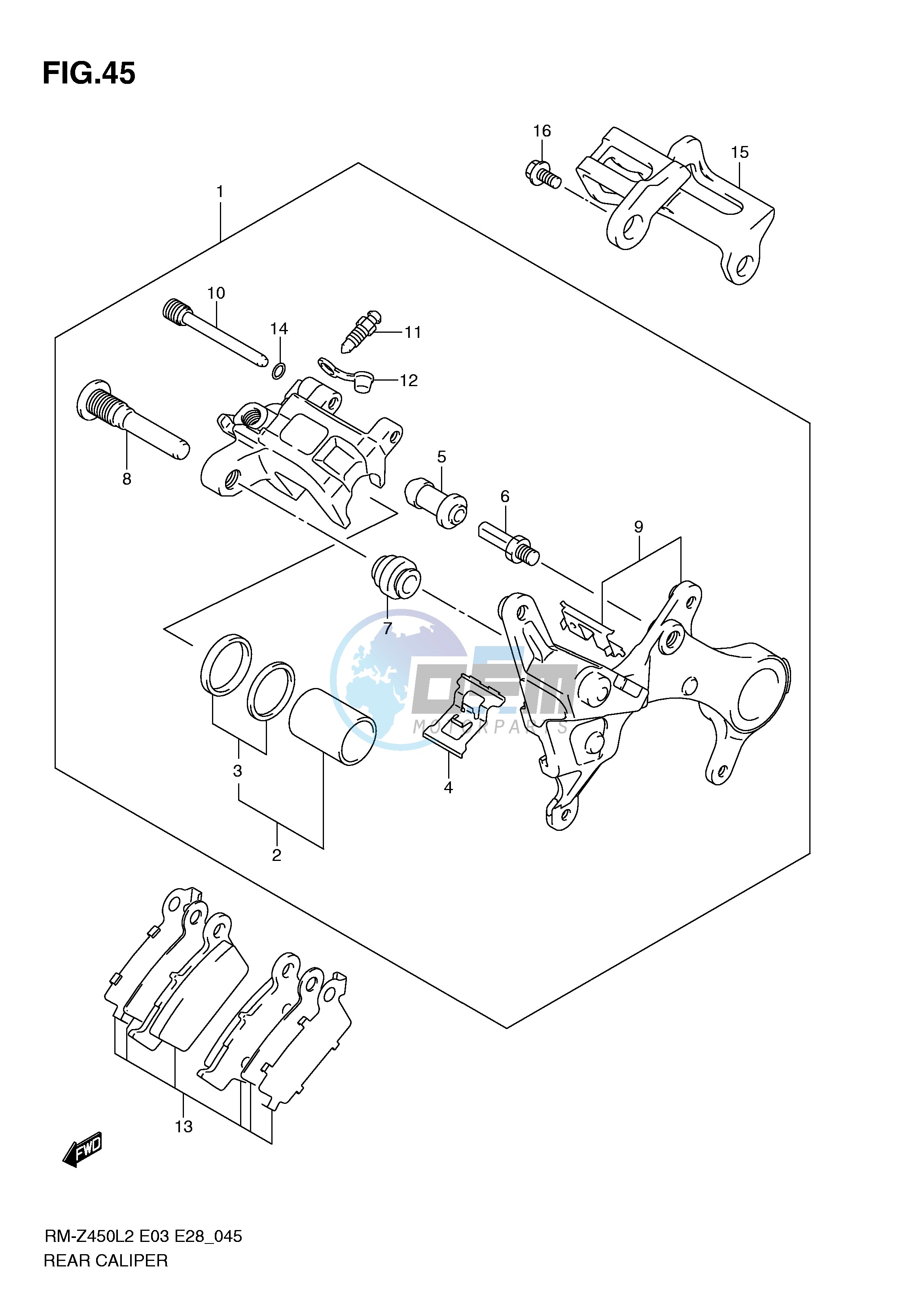 REAR CALIPER