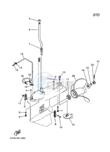 150FETOX drawing PROPELLER-HOUSING-AND-TRANSMISSION-2