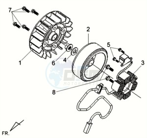 VS 125S drawing MAGNETO / FLYWHEEL