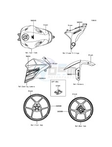 Z800_ABS ZR800BEF FR GB XX (EU ME A(FRICA) drawing Decals(Green)