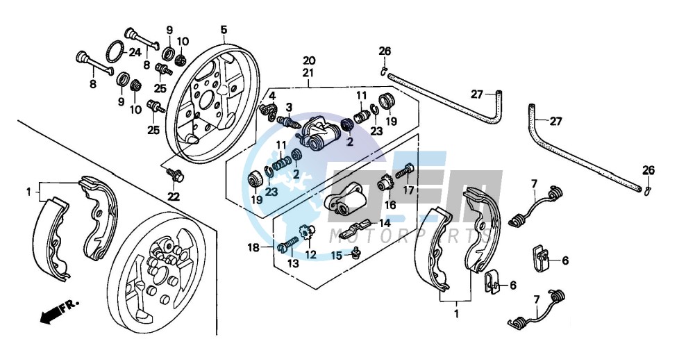 FRONT BRAKE PANEL