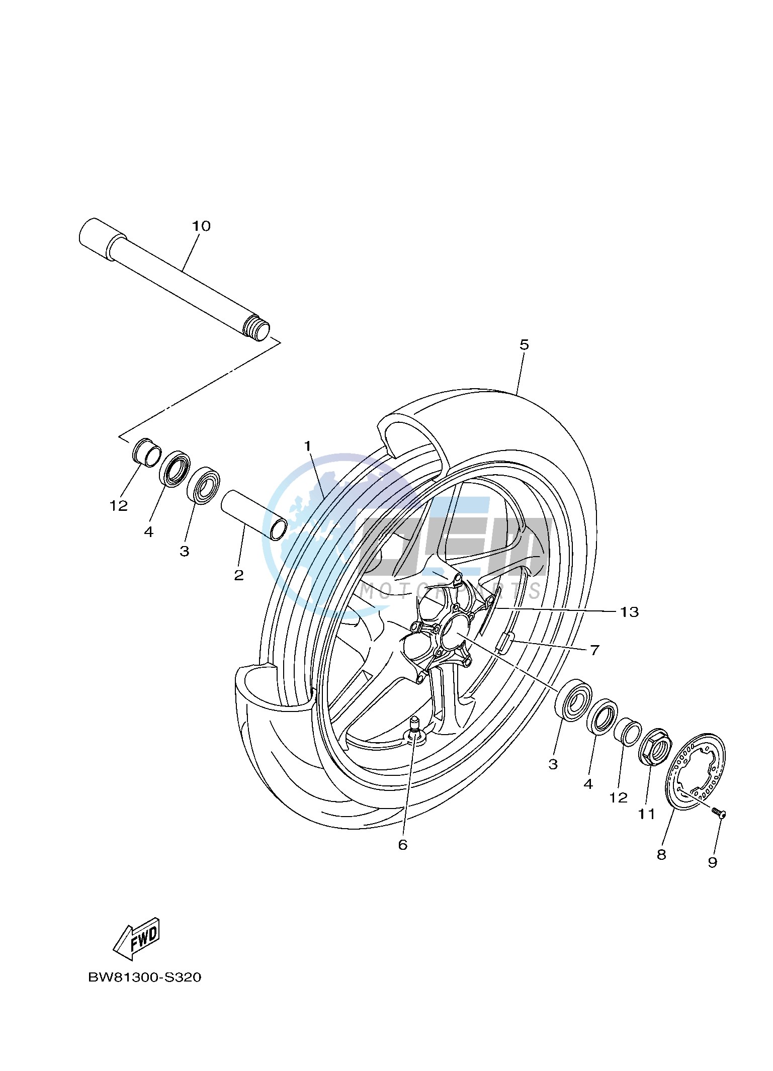 FRONT WHEEL