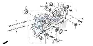 NVS504SH 502 drawing LEFT CRANKCASE