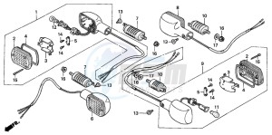 CBX750P2 drawing WINKER