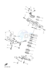 YZF-R1M 998 R3 (2KSC 2KSD) drawing STEERING