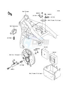 VN1600 MEAN STREAK VN1600B6F GB XX (EU ME A(FRICA) drawing Fuel Injection