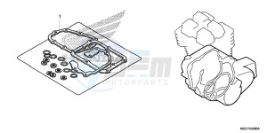 CB500XAE CB500X ABS UK - (E) drawing GASKET KIT B