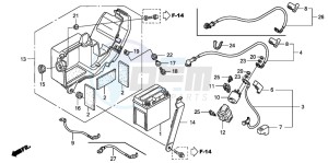 CRF230F drawing BATTERY