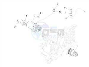 ZIP 50 4T 25 KMH NOABS E4 25kmh (EMEA) drawing Stater - Electric starter