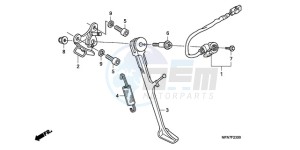 CB1000RA UK - (E / MPH) drawing STAND