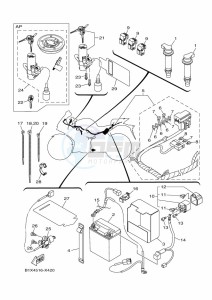 YZF320-A YZF-R3 (B2X8) drawing ELECTRICAL 1