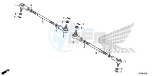 TRX420FM2E TRX420 Europe Direct - (ED) drawing TIE ROD