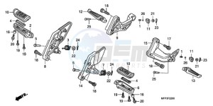 CB1300SA9 Australia - (U / ABS BCT MME TWO TY2) drawing STEP