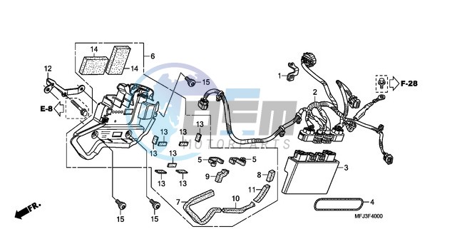 ABS CONTROL UNIT (CBR600RA)