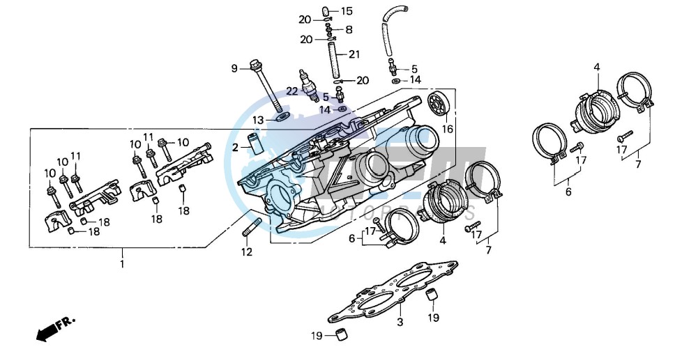 RIGHT CYLINDER HEAD