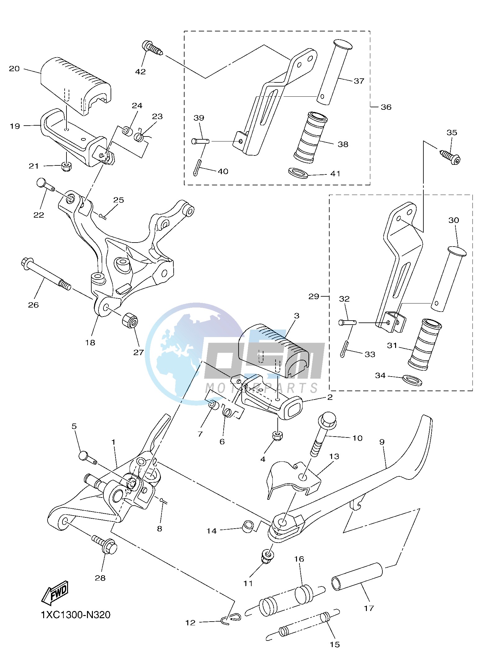 STAND & FOOTREST