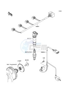 Z750_ABS ZR750M9F GB XX (EU ME A(FRICA) drawing Ignition System