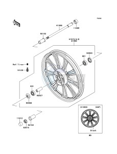 VN900_CUSTOM VN900C8F GB XX (EU ME A(FRICA) drawing Front Hub