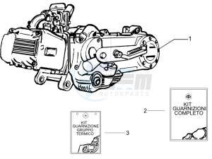 LX 50 4T USA drawing Engine assembly