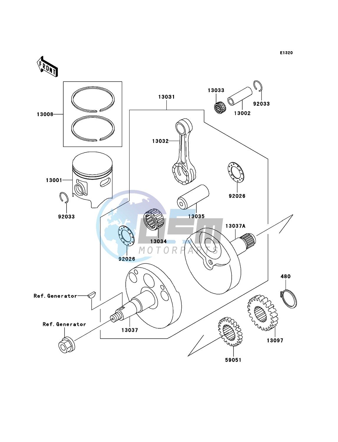 Crankshaft/Piston(s)