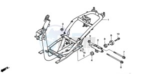 SFX50 drawing FRAME BODY