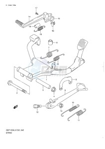 GSF-1250S BANDIT EU drawing STAND