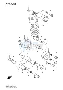 DL1000 ABS V-STROM EU drawing REAR CUSHION LEVER