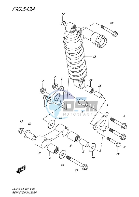 REAR CUSHION LEVER