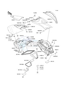 JT 1500 G [ULTRA LX] (G9F) G9F drawing HULL MIDDLE FITTINGS