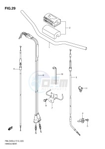 RM-Z450 (E19) drawing HANDLEBAR