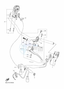 MT-03 MTN320-A (BEV5) drawing HANDLE SWITCH & LEVER