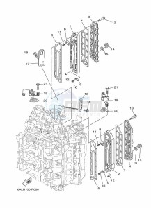 FL250HETX drawing CYLINDER-AND-CRANKCASE-3