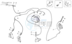 Breva V IE 1100 drawing ABS Brake system