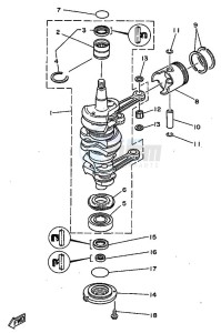 60FETO drawing CRANKSHAFT--PISTON