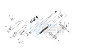 SENDA SM DRD RACING - 50 CC 2T EURO2 drawing FRONT FORK