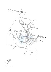 NS50 NITRO (1PH4) drawing FRONT WHEEL