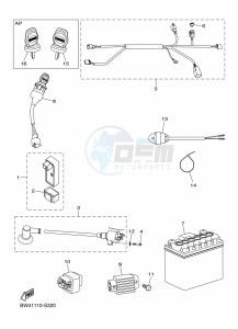 YFZ50 (BW4A) drawing ELECTRICAL 1