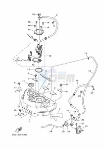 MWS155-A TRICITY 155 (BGD1) drawing FUEL TANK