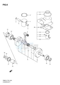 RM85 (P03) drawing CRANKSHAFT