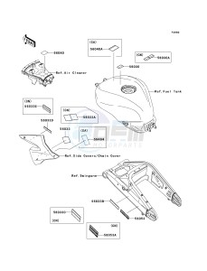 ZX 1000 C [NINJA ZX-10R] (C2) C2 drawing LABELS