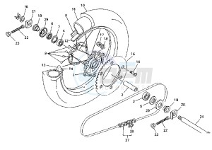 WR 400-426 F 426 drawing REAR WHEEL